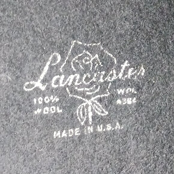 Vintage 1930's Black Gothic Style 100% Wool Cloche Hat with Feathers - Picture 9 of 14